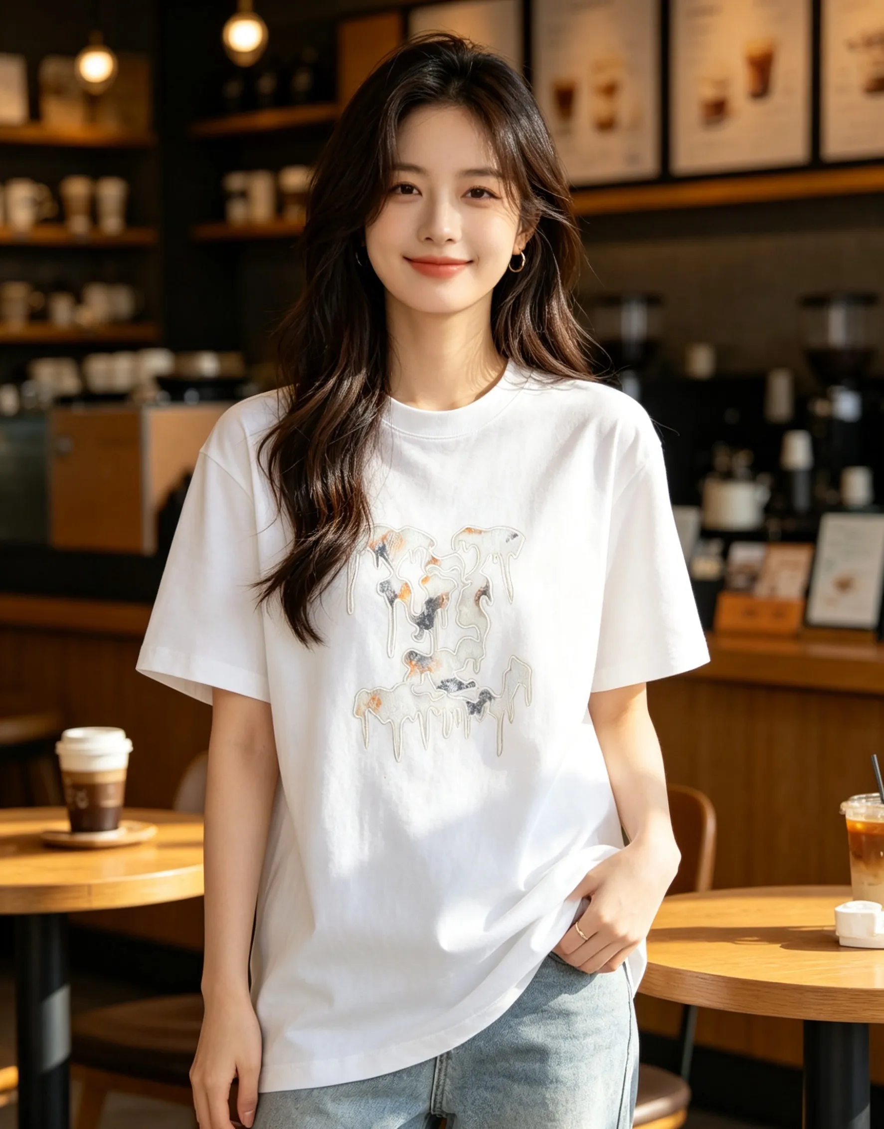 Louis Vuitton/Louis Vuitton melted Monogram embroidered short sleeves